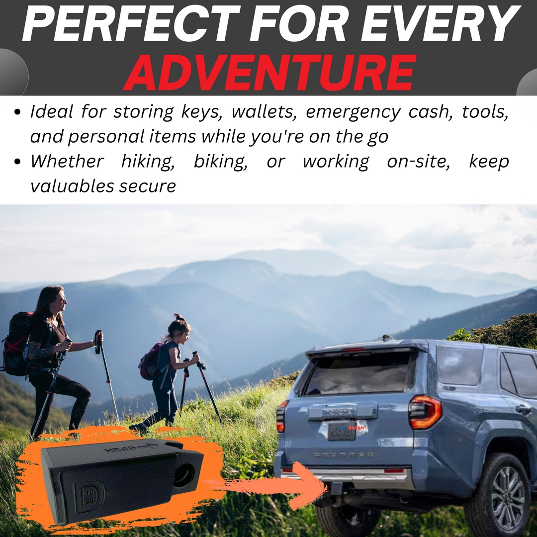 Car Hitch Lock Box Safe - 1058 Designs 02