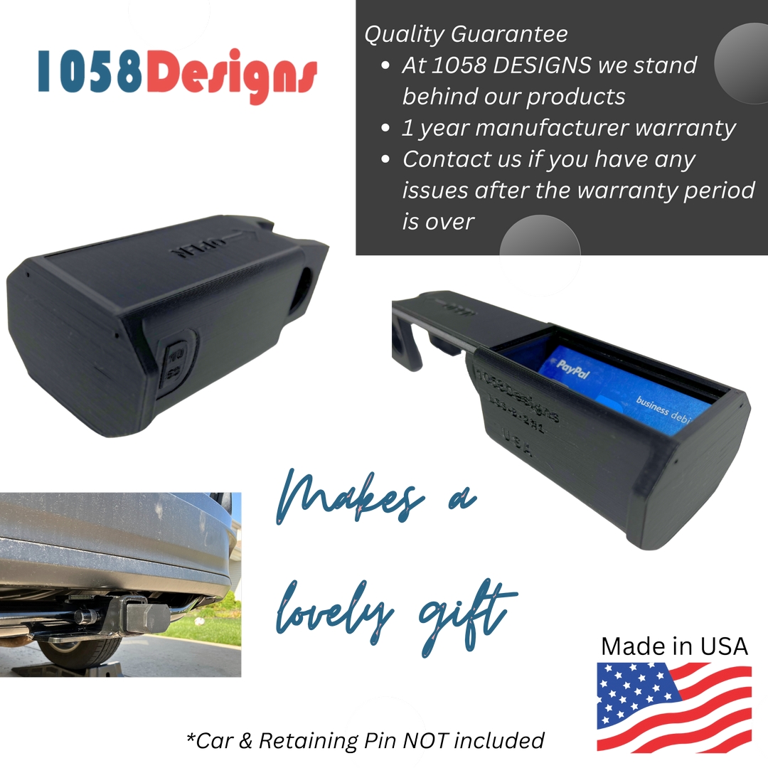 Car Hitch Lock Box Safe - 1058 Designs 05